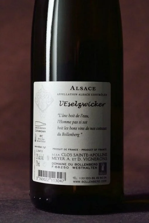 Alsace Eselzwicker Tradition Bio (750ml) - Image 3