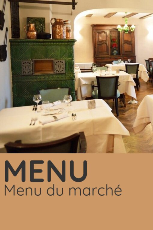 Auberge Au Vieux Pressoir - Menu du Marche